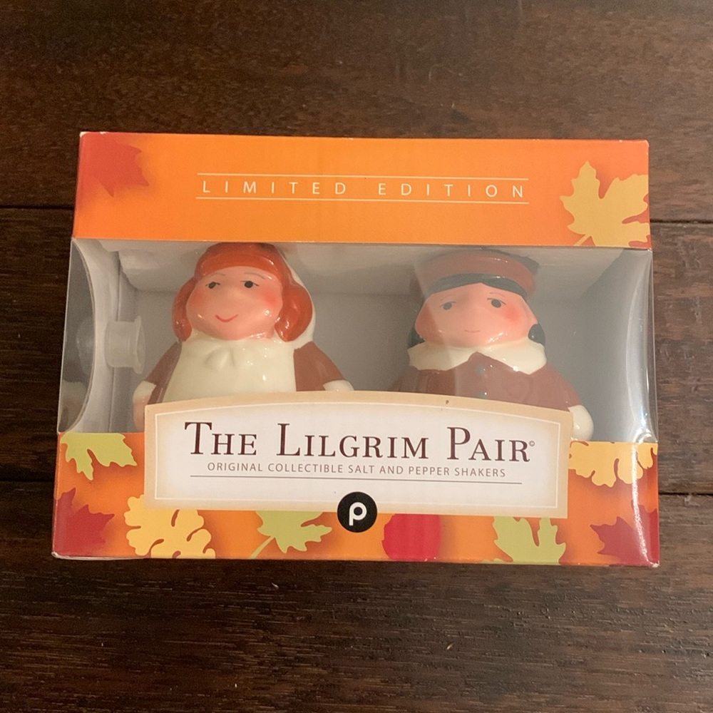 The Lilgrim Pair of Collectible Salt Shakers by Publix Set